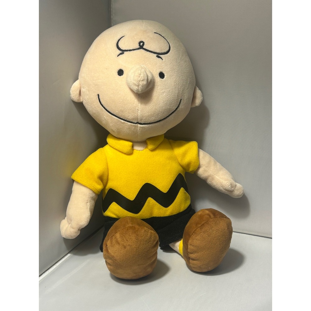 Peanuts Charlie Brown Plush Kohls Cares 2019 Stuffed Toy Yellow Shirt 12 Inch